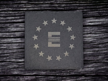 Wasteland Factions Slate Coaster Set (4pc) – Choose Your Allegiance