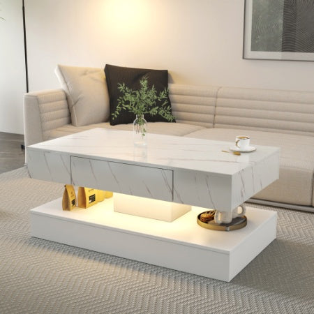 6.93IN High LED Coffee Table