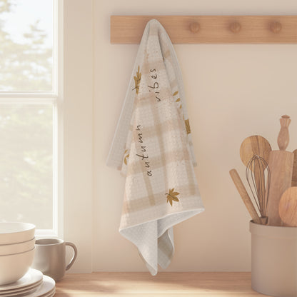Autumn Vibes Microfiber Tea Towel - Patrian Supply Co.