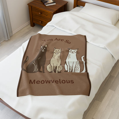 Meowvelous Cat Plush Blanket |