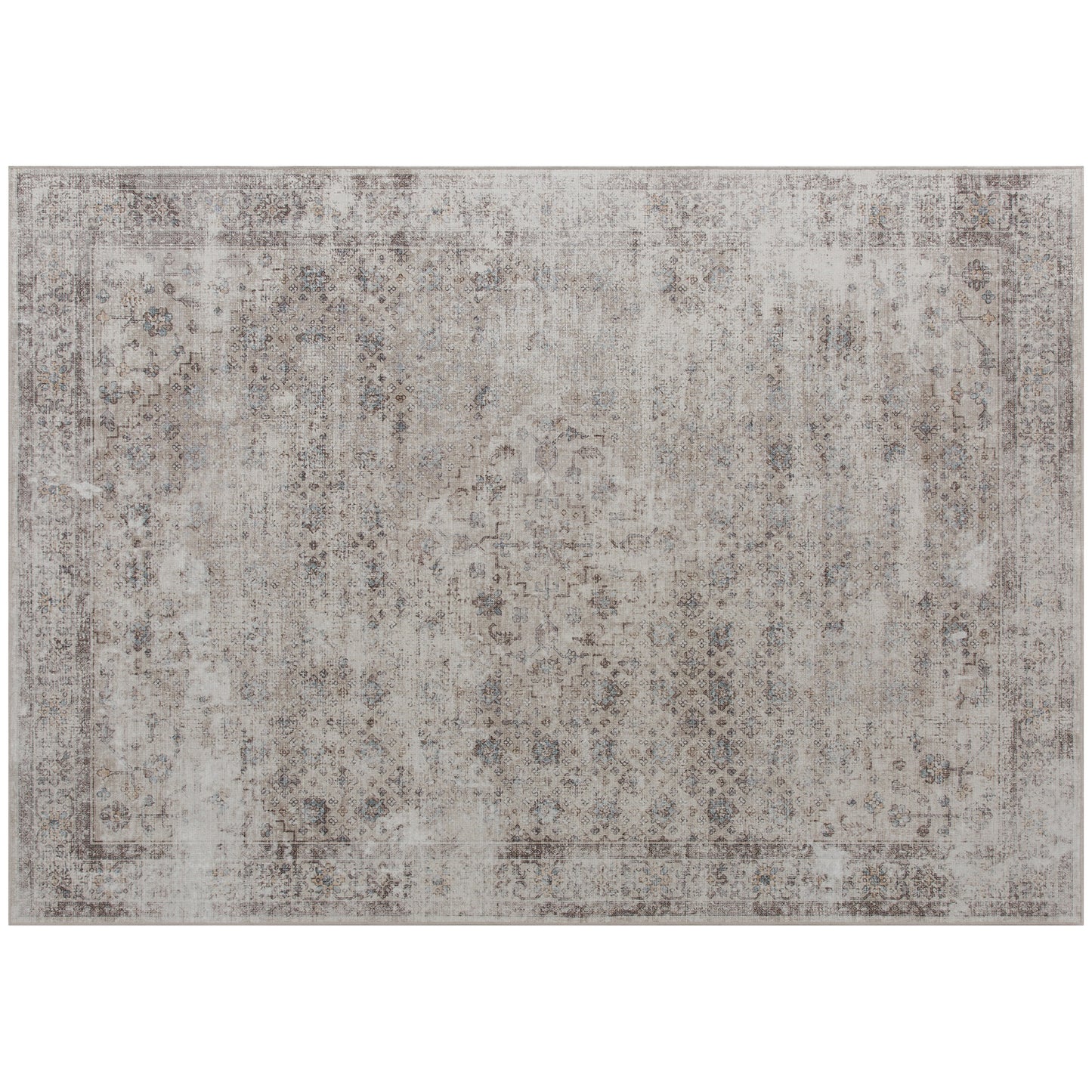 Machine Washable Area Rug 5x7