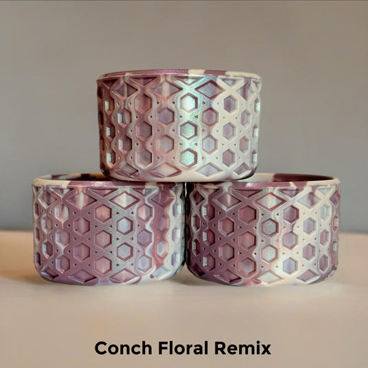 Conch Floral Remix WAFFLE Tumbler Boot -fits 20-40oz