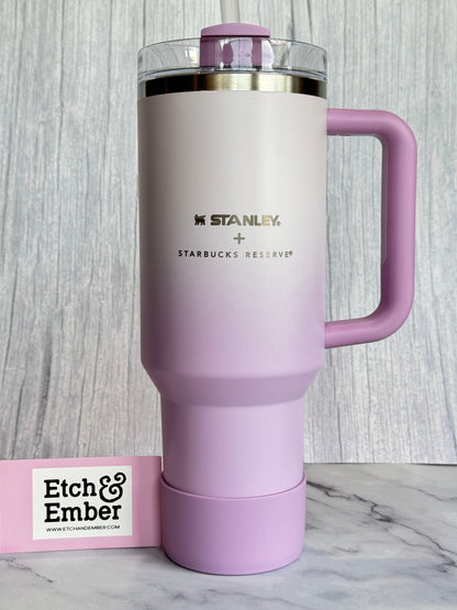 LSF Happy Thoughts Purple Tumbler Boot -fits 20-40oz