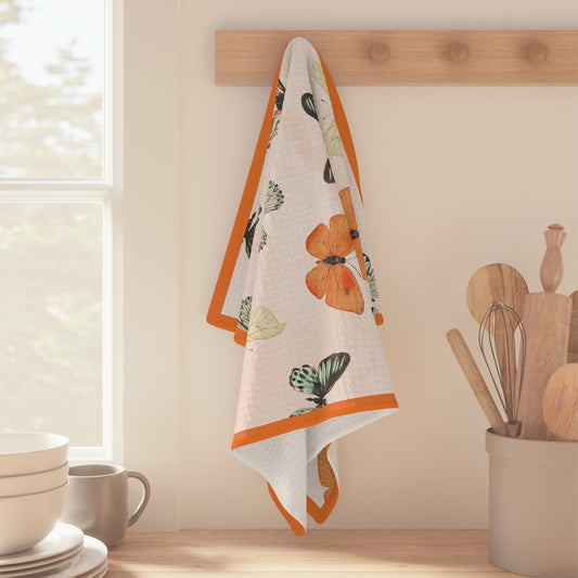 Butterfly Garden Microfiber Tea Towel