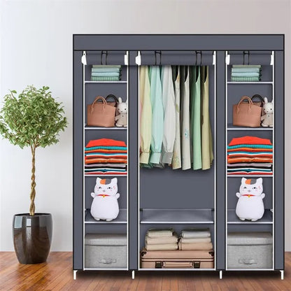 Portable Clothes Closet Wardrobe Storage Organizer