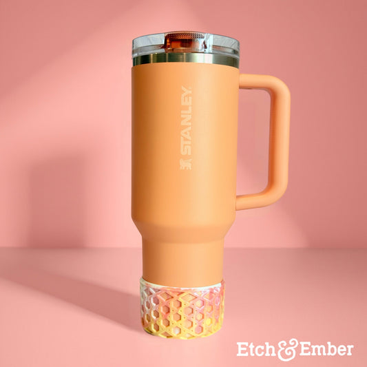 Apricot Crisp WAFFLE Tumbler Boot -fits 20-40oz
