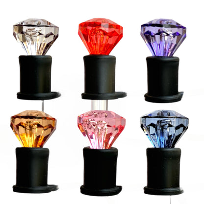 DIAMOND Straw Topper Black Base