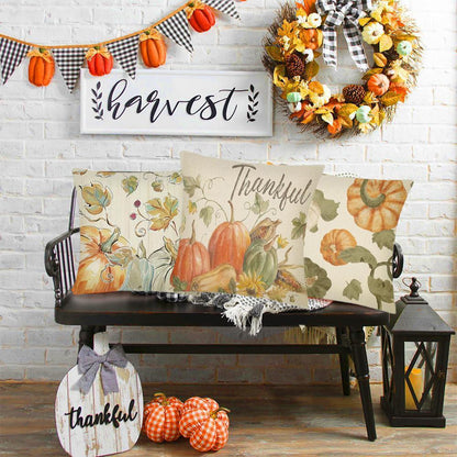 Autumn Harvest Series Pillowcase Style 2 Four-Piece Set - Patrian Supply Co.