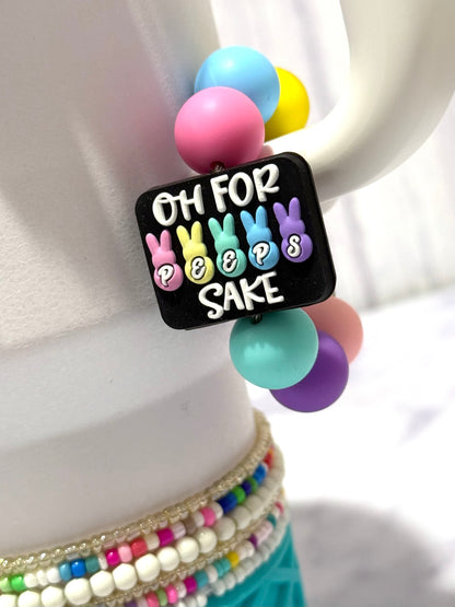 For PEEPS Sake Bracelet - Tumbler Handle Charm