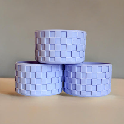 Lavender Checkers Tumbler Boot -fits 20-40oz