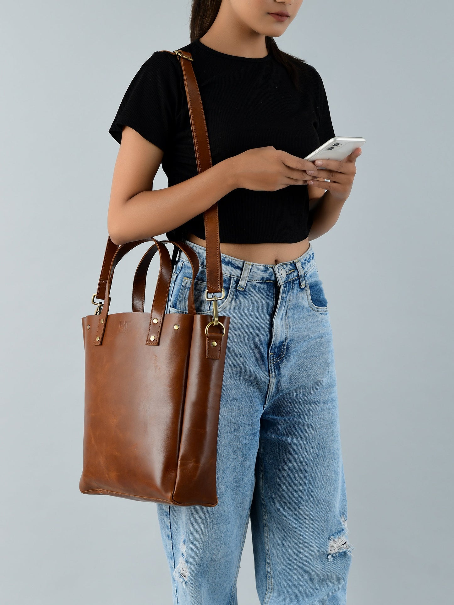 Executive Elegance Crossbody Tote