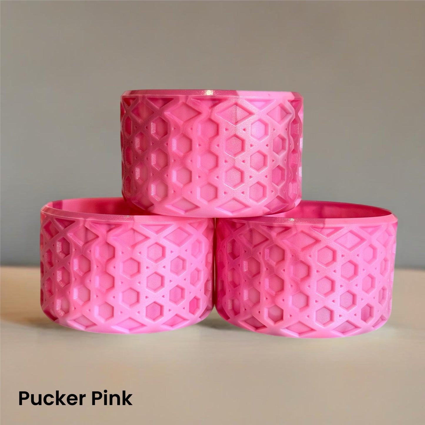 Pucker Pink WAFFLE Tumbler Boot -fits 20-40oz