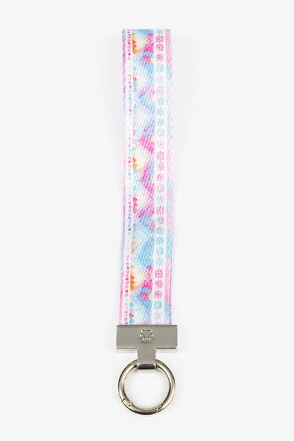 Pink and Blue Tribal Dog Bandana & Matching Keychain