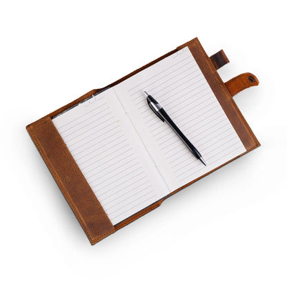 Vintage Tanned Leather Diary