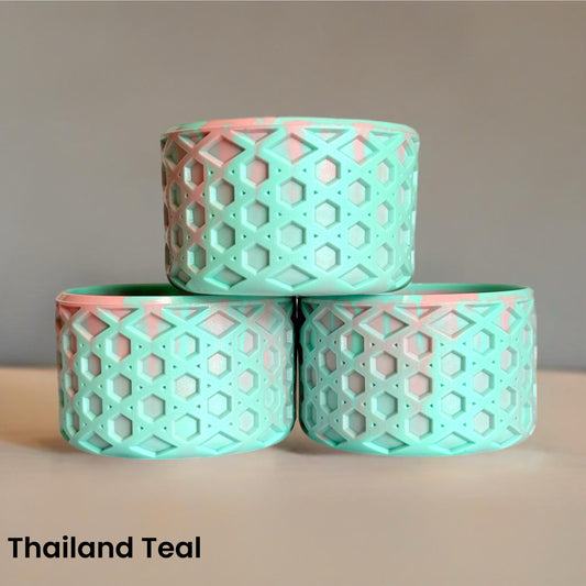 Thailand Teal Remix WAFFLE Tumbler Boot -fits 20-40oz