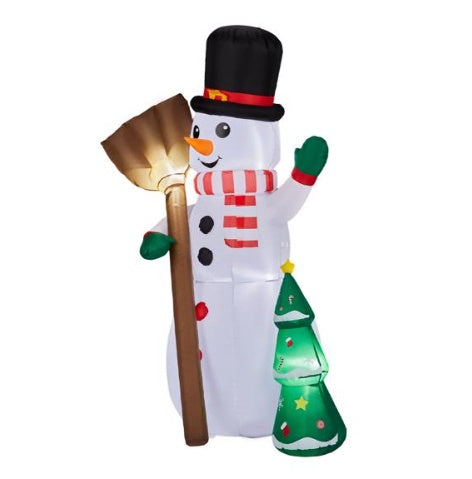 6.2FT Broom, Snowman and Tree - Patrian Supply Co.