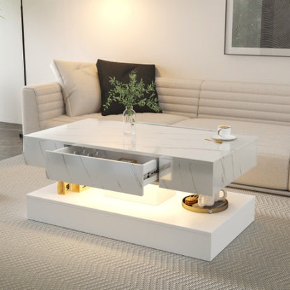6.93IN High LED Coffee Table