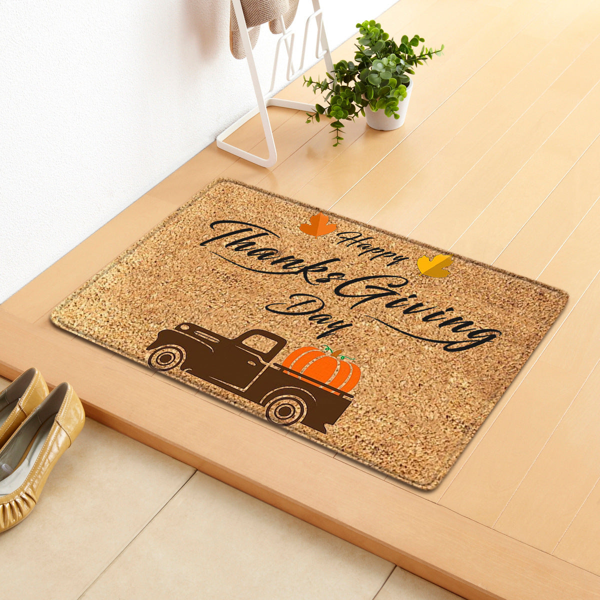 Thanksgiving Day Fall Autumn Pumpkin Doormat Thanksgiving - Patrian Supply Co.