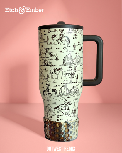 Outwest Remix WAFFLE Tumbler Boot -fits 20-40oz