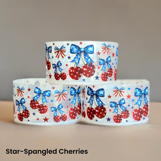Star-Spangled Cherries Tumbler Boot -fits 20-40oz
