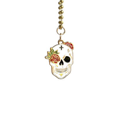 FLORAL SKULL Charm - Tumbler Handle Charm