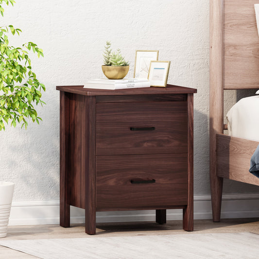 Dark brown nightstand