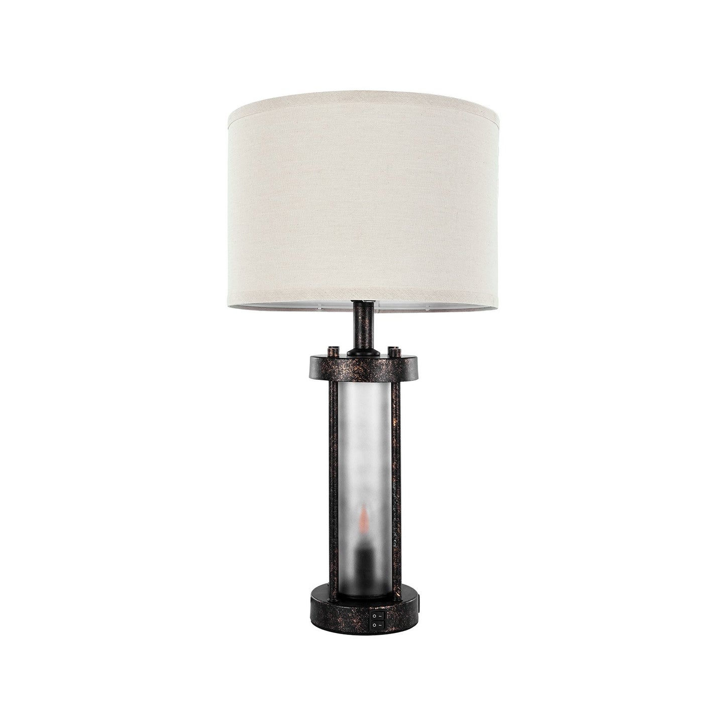 Table Lamps Set Of 2 Farmhouse Lamps with USB Ports