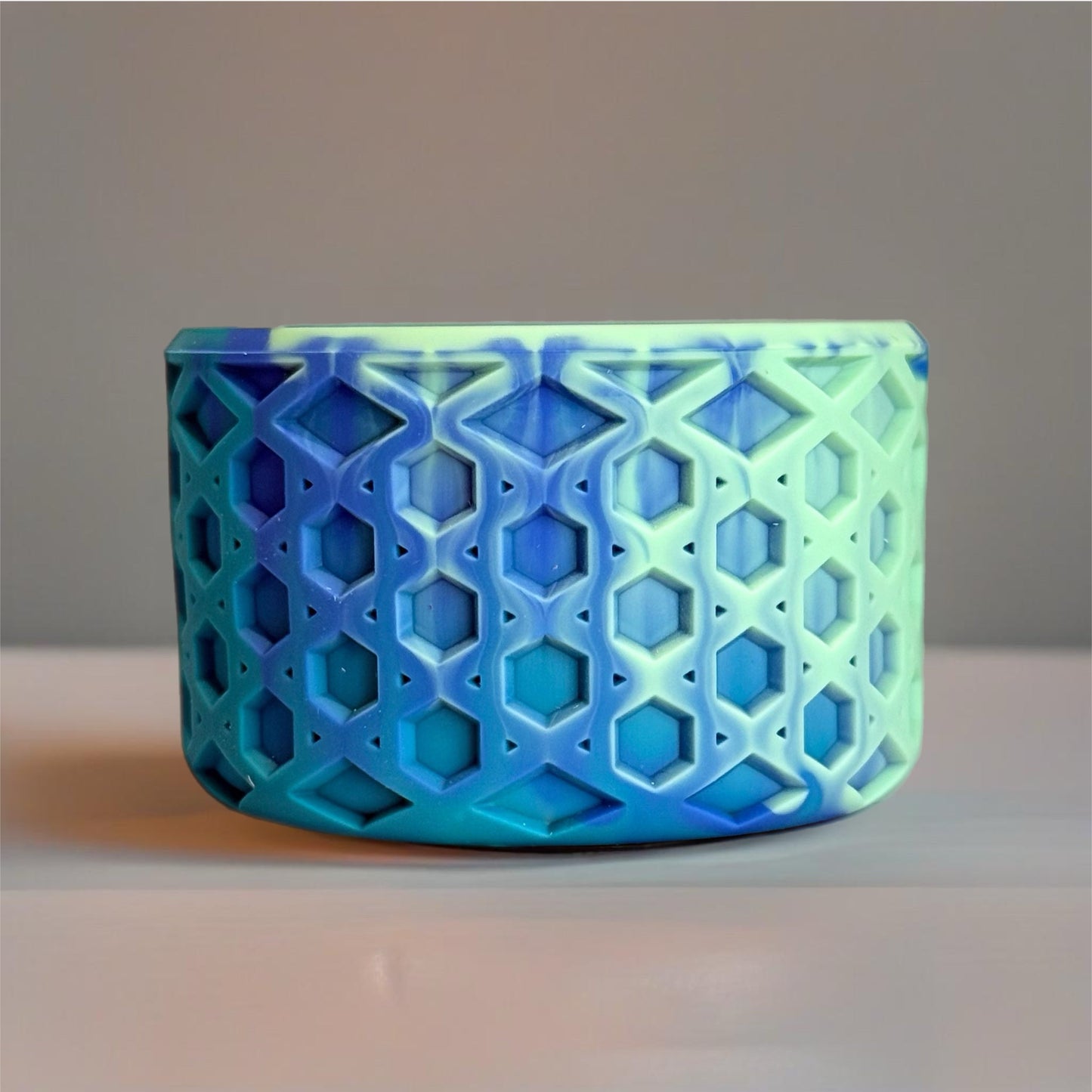 Coastal Teal WAFFLE Tumbler Boot -fits 20-40oz