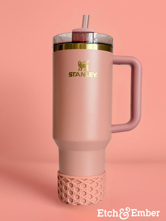 Antique Pink WAFFLE Tumbler Boot -fits 20-40oz