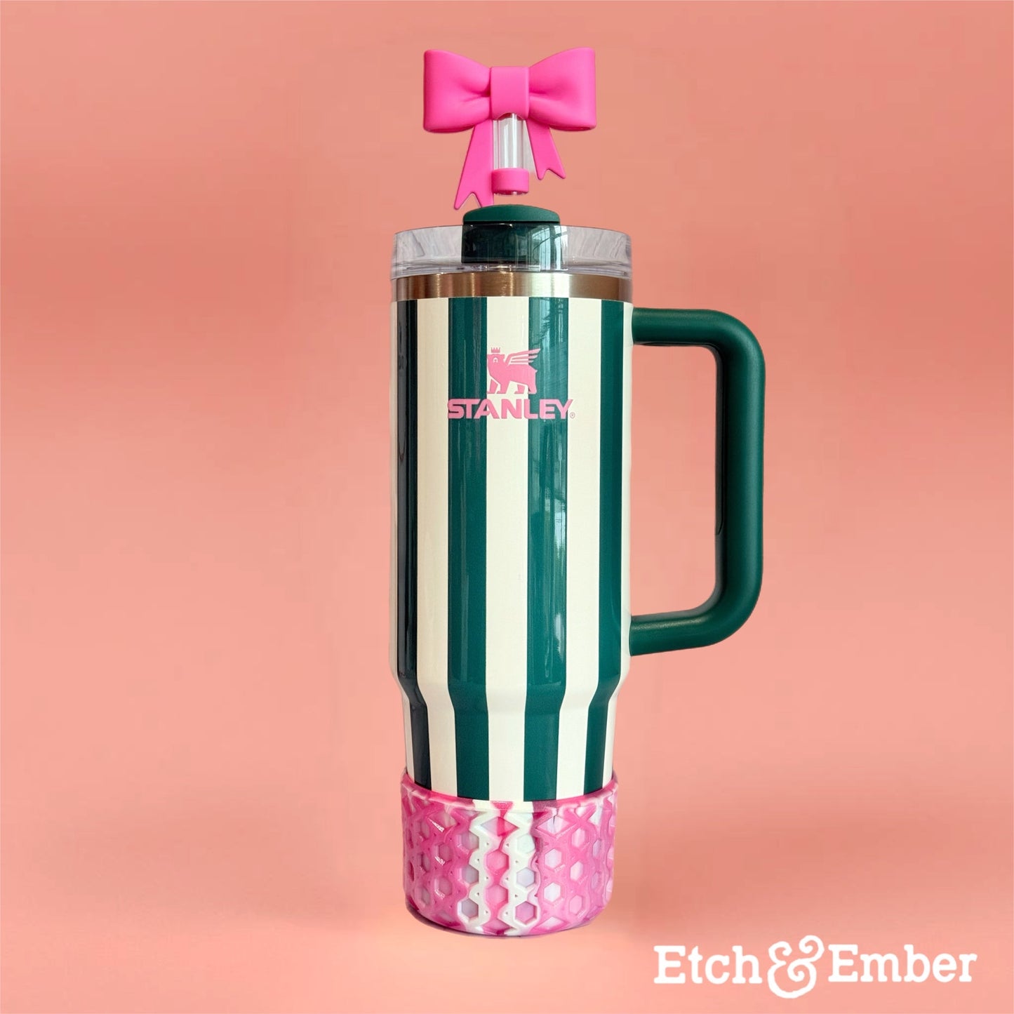 Strawberries & Cream Waffle Tumbler Boot -Fall fits 20-40oz
