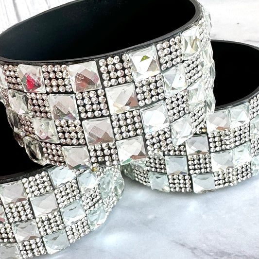 Checker BLING Tumbler Boot -fits 40oz New!