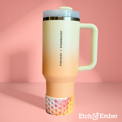 Apricot Crisp WAFFLE Tumbler Boot -fits 20-40oz