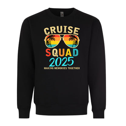 2025 Cruise Squad Cruising Vacation Making Memories Graphic Tee Shirt