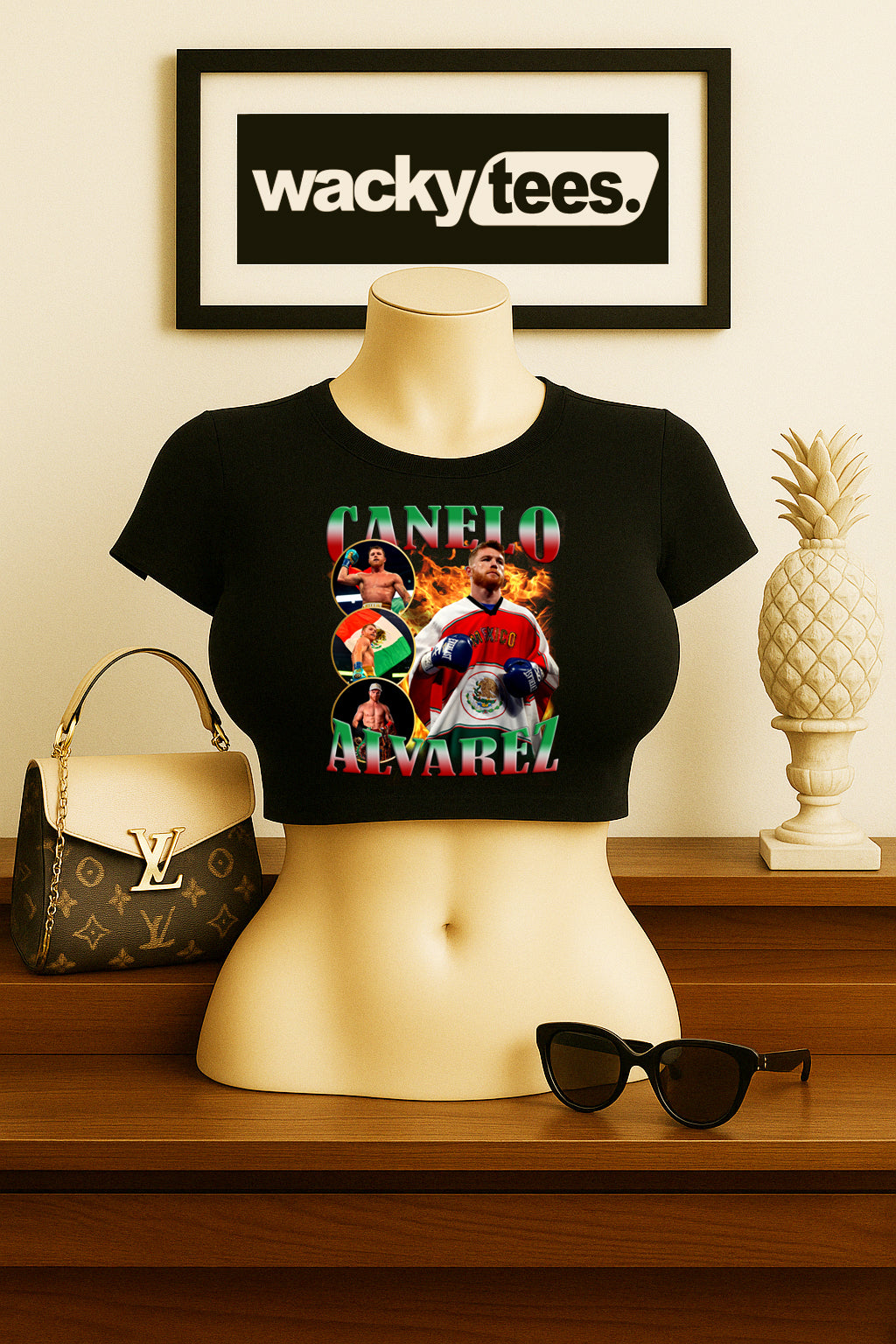 Canelo Alvarez Mexico Lindo Campeon Graphic Tee Shirt
