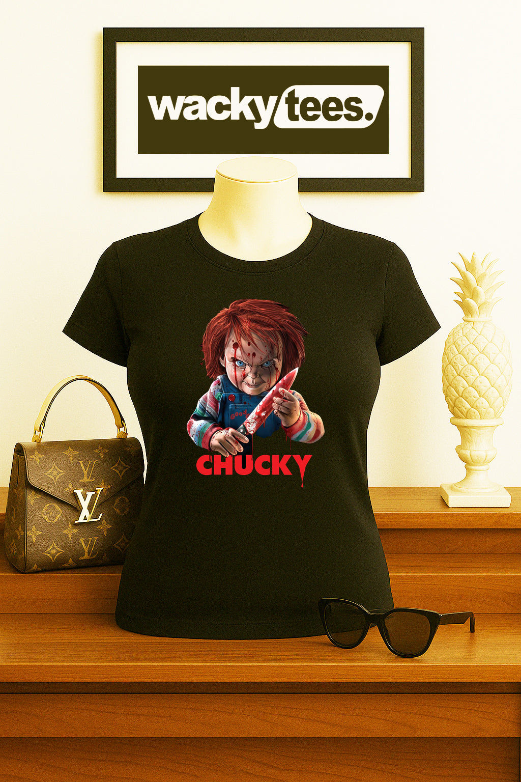 Chucky The Good Guy Ready To Play Horror Halloween Graphic Tee Shirt