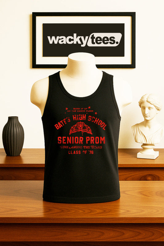 Carrie Class of 1976 Bates High School Senior Prom Horror Graphic Tee Shirt