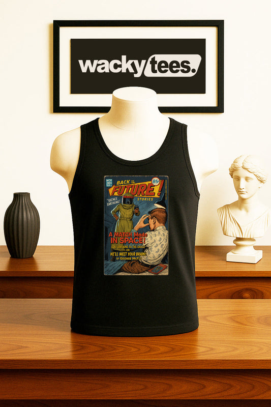 Back to The Future Stories A Match Made in Space McFly Comic Graphic Tee Shirt