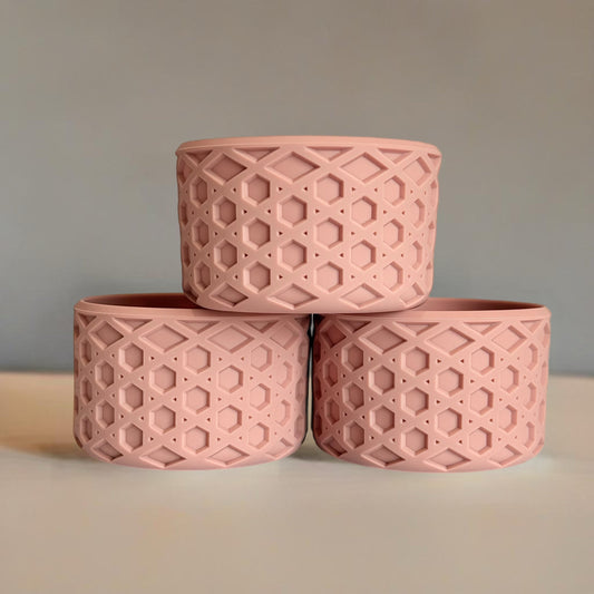 Antique Pink WAFFLE Tumbler Boot -fits 20-40oz