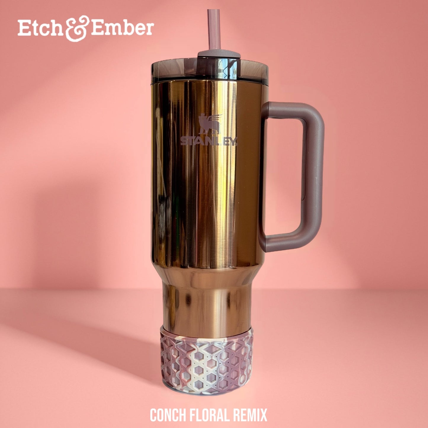 Conch Floral Remix WAFFLE Tumbler Boot -fits 20-40oz
