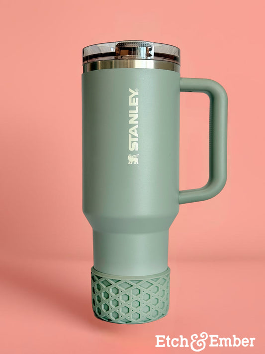 Sage Grey WAFFLE Tumbler Boot -fits 20-40oz