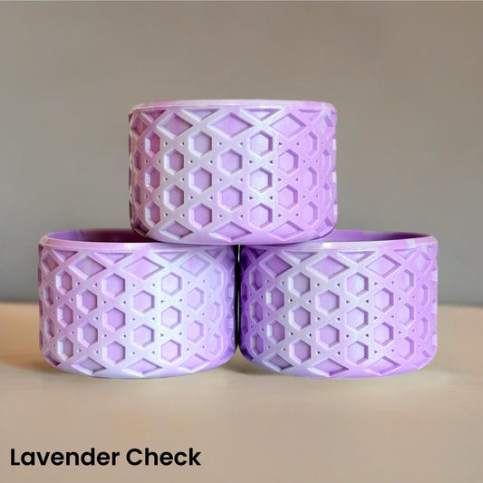 Lavender Check Remix WAFFLE Tumbler Boot -fits 20-40oz