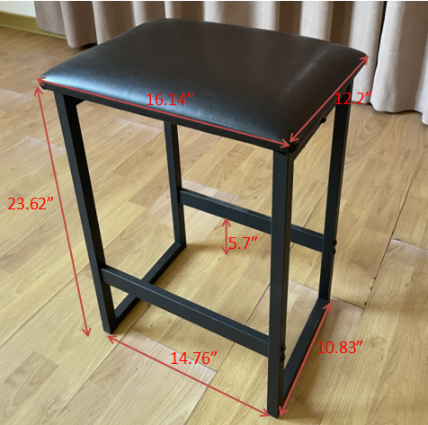 Modern 3-Piece Bar table with 2 Chairs
