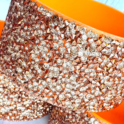 Copper Druzy BLING Tumbler Boot -fits 40oz New!