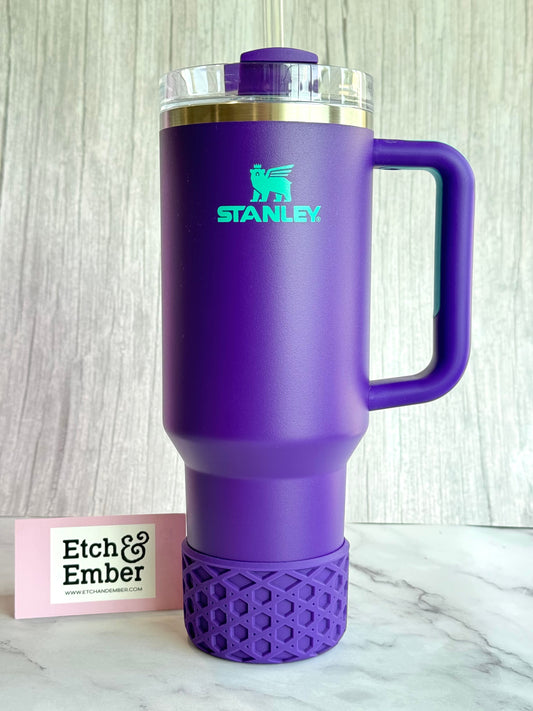 DEEP PURPLE WAFFLE Tumbler Boot -fits 20-40oz New!