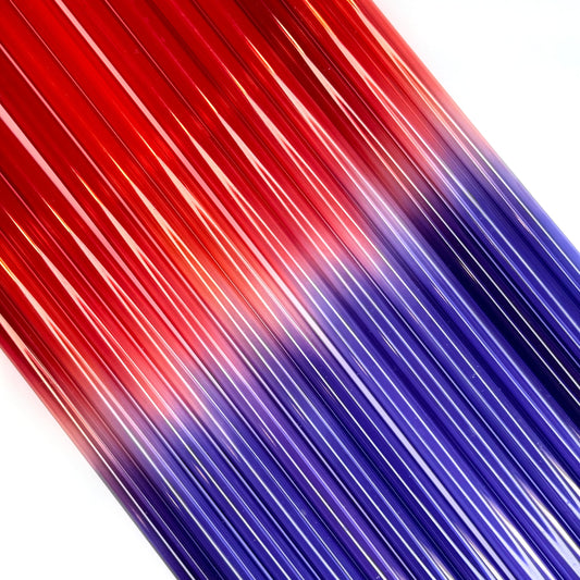 PURPLE & RED tumbler straw- Set of 1