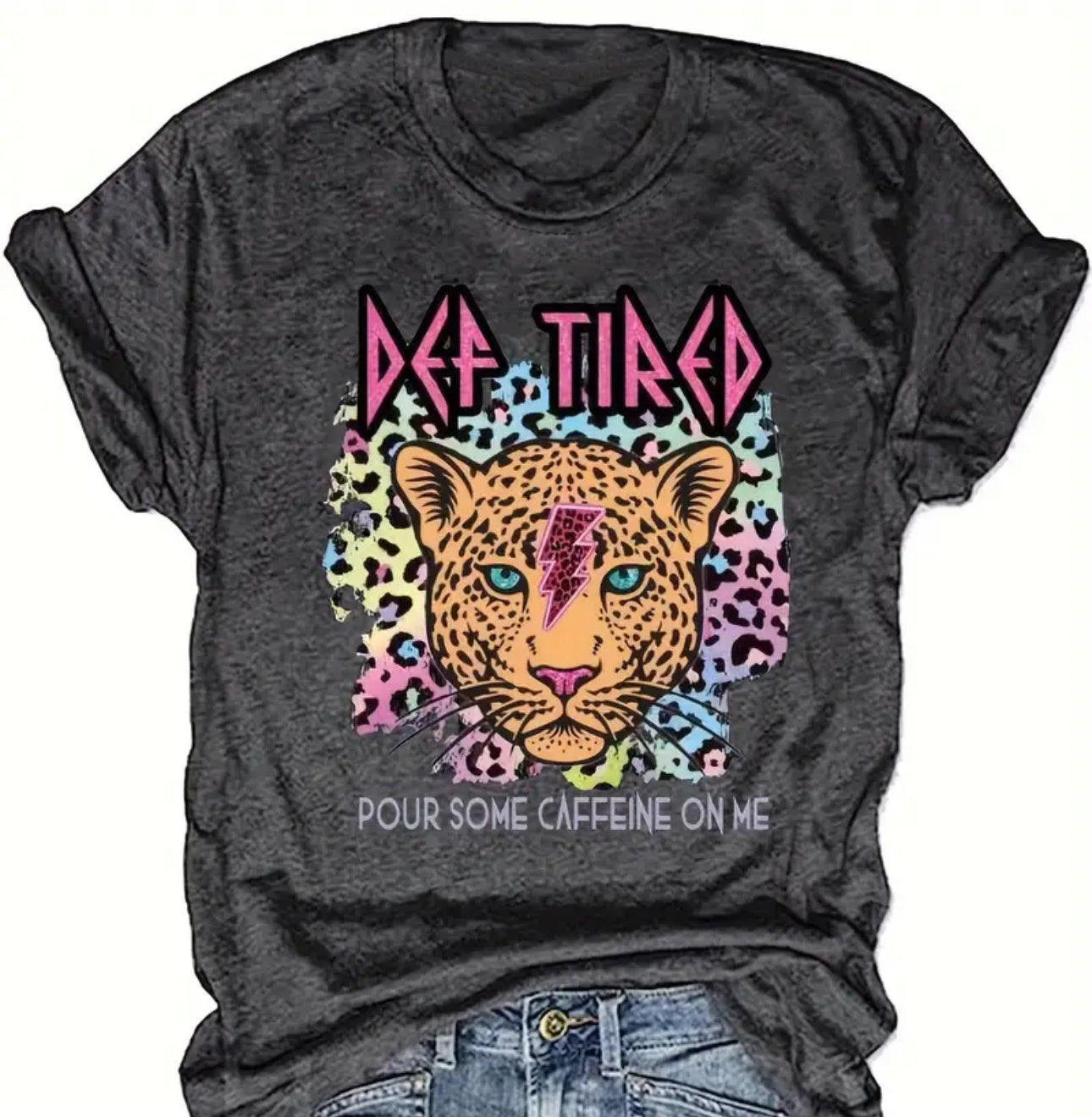 Leopard Graphic T-shirt