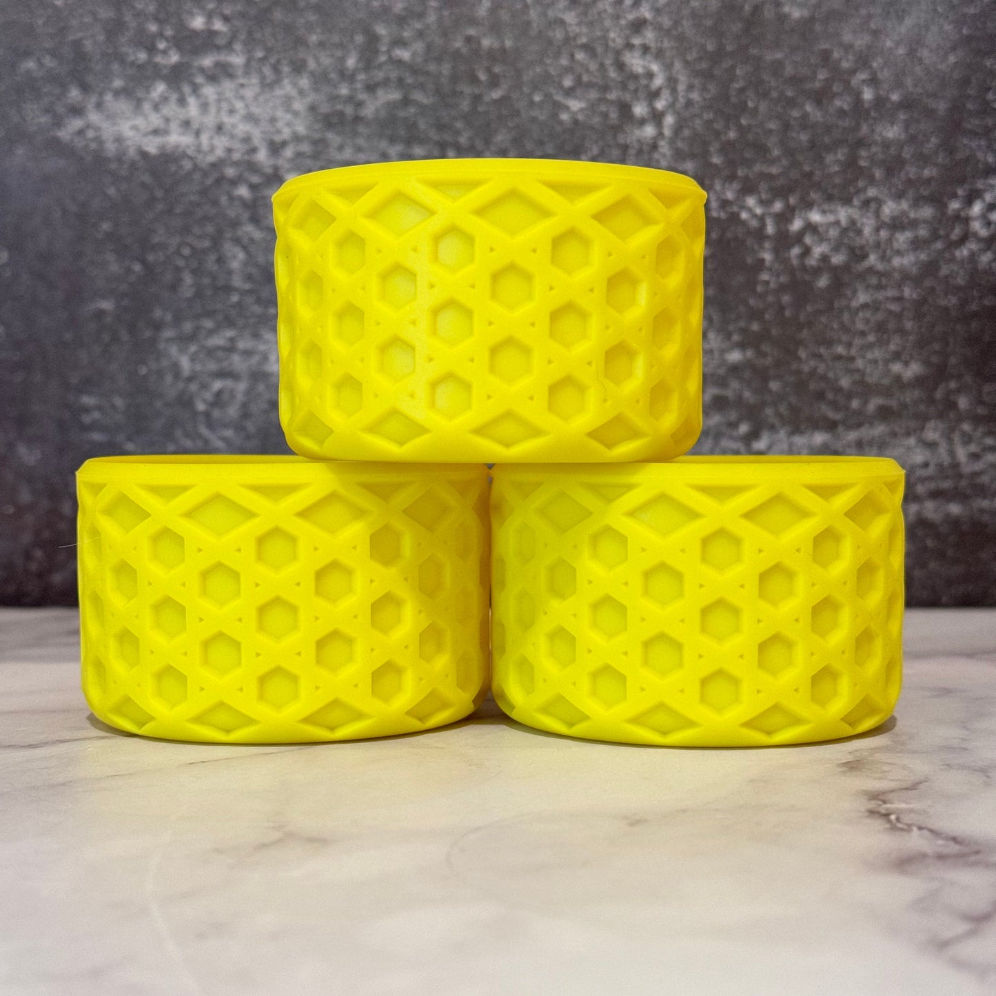 ELECTRIC YELLOW WAFFLE Tumbler Boot -fits 20-40oz
