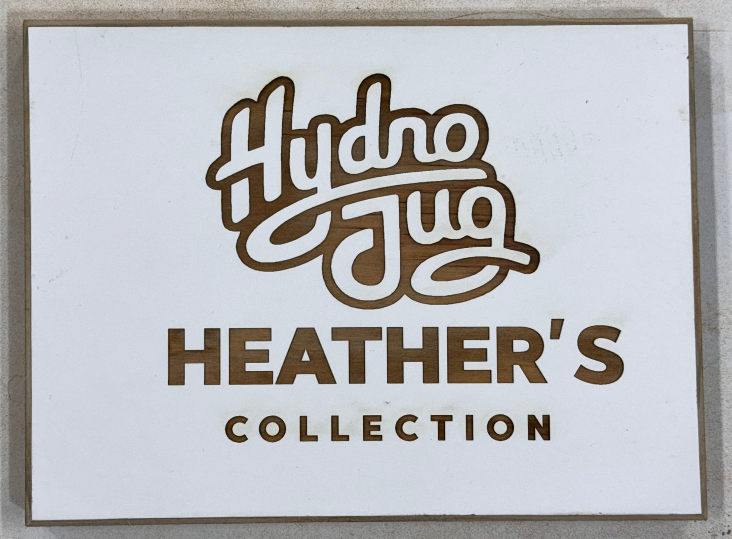 Personalized Tumbler Collection Plaque