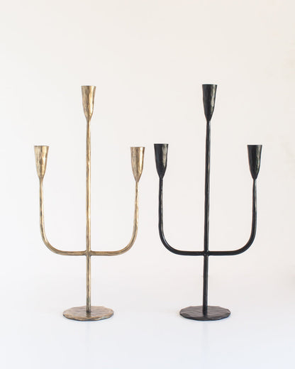 Hand-Forged Iron Candelabra - Patrian Supply Co.
