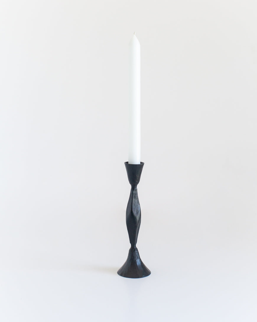 High Diamond Hand-Forged Iron Candle Stand - Patrian Supply Co.